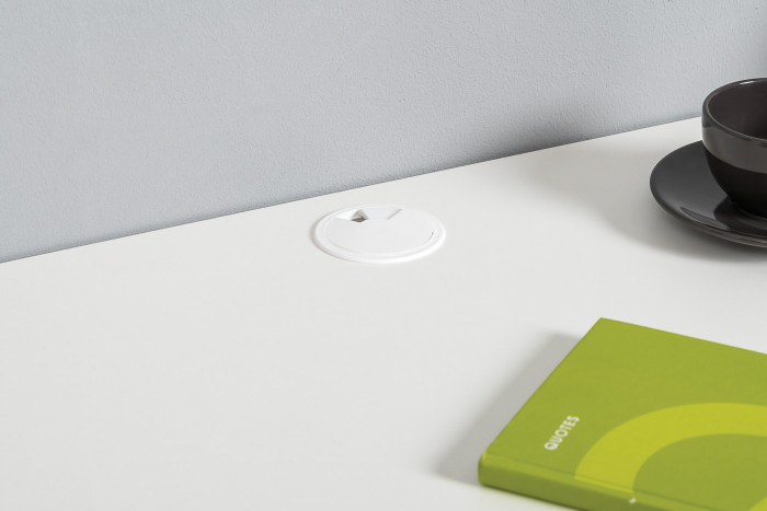 Торонто Компоновка № 03, белый шагрень/стальной серый