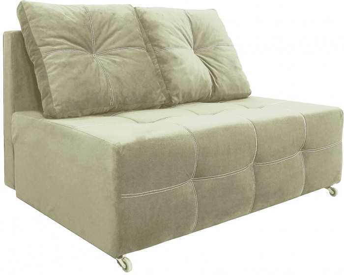 Диван аккордеон Марс Мини велюр бежевый 120