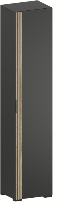 Нао Шкаф-пенал ШК-4016 со штангой, Графит