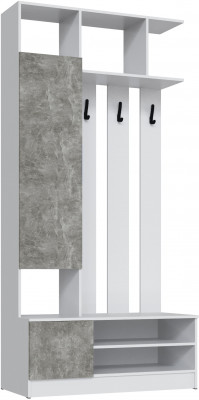 Центральная секция Мадрид (1,1), Белый/Ателье светлое