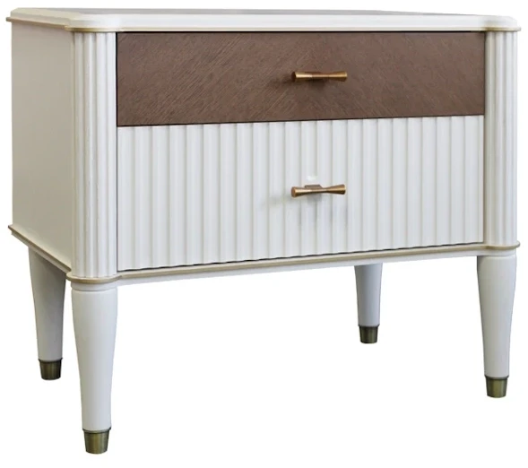 Модульная спальня "Тиволи" из массива дуба, набор 1 - Латте (лак)