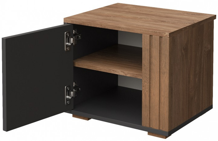 Модульная спальня "Каен" - Дуб стирлинг/Антрацит