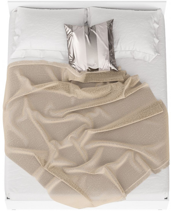 Мори Кровать 1600, цвет белый, ШхГхВ 163,5х203,5х70 см., сп.м. 1600х2000 мм., без матраса, основание есть