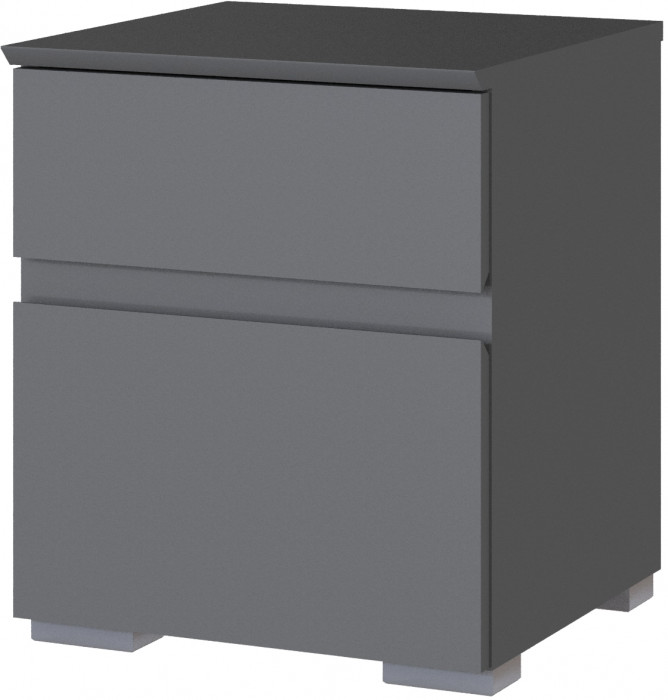 Плейона Тумба прикроватная графит серый