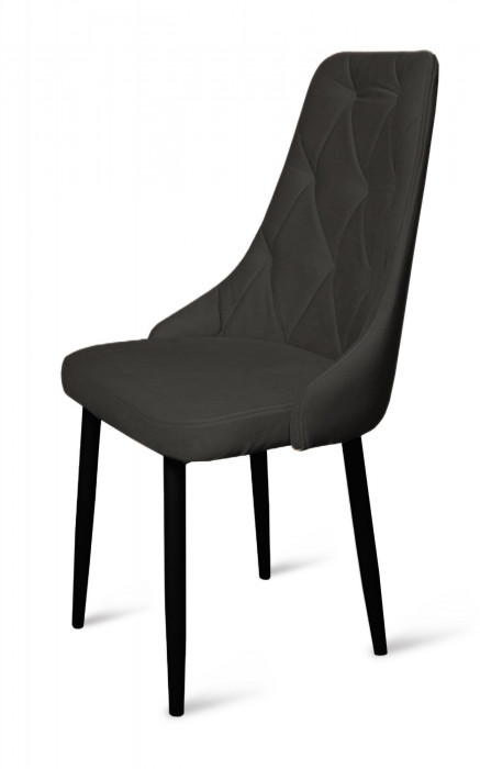 Стул "Граф" черный матовый Томми 22 черный