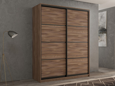 Шкаф-купе Кааппи 4 Орех Тьеполло 120х60х230 см