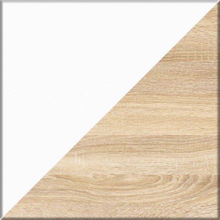 Мори компьютерный стол МС-2 + Стеллаж МСТ600.3 + Полка 1200, дуб сонома/белый