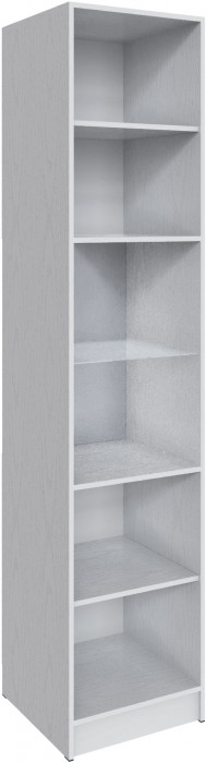 Шкаф Мадрид (0,5) с 3 фасадами, Белый/Ателье светлое