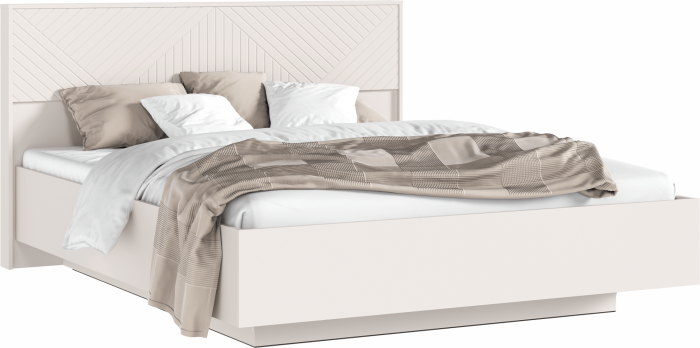 Флэш Кровать парящая 160 с ПМ, кашемир