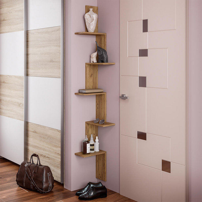 Полка угловая " Крафт" белый