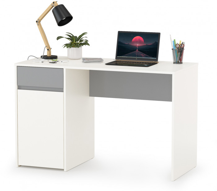 Торонто Компоновка № 08, белый шагрень/стальной серый