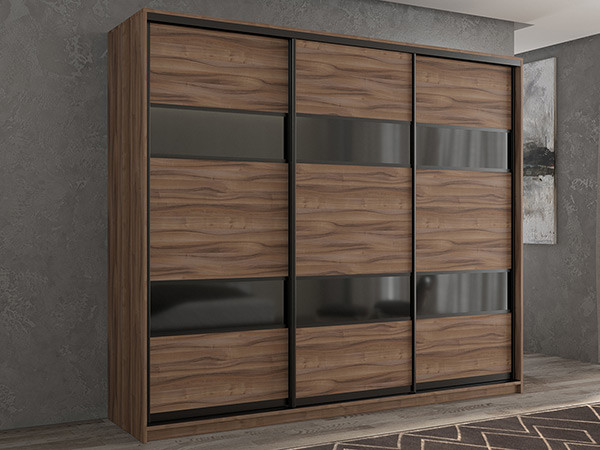 Шкаф-купе Кааппи 7 Орех Тьеполло 180х45х230 см