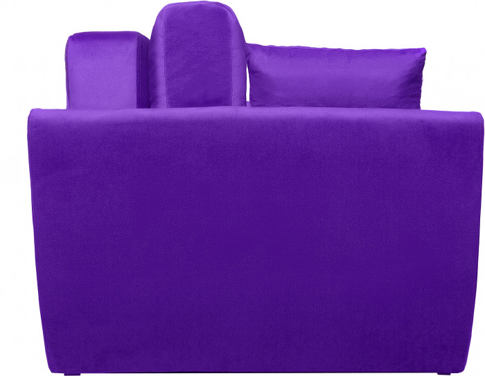 Диван-кровать Амстердам Люкс, 160х195, еврокнижка, пружинный блок, велюр, фиолетовый