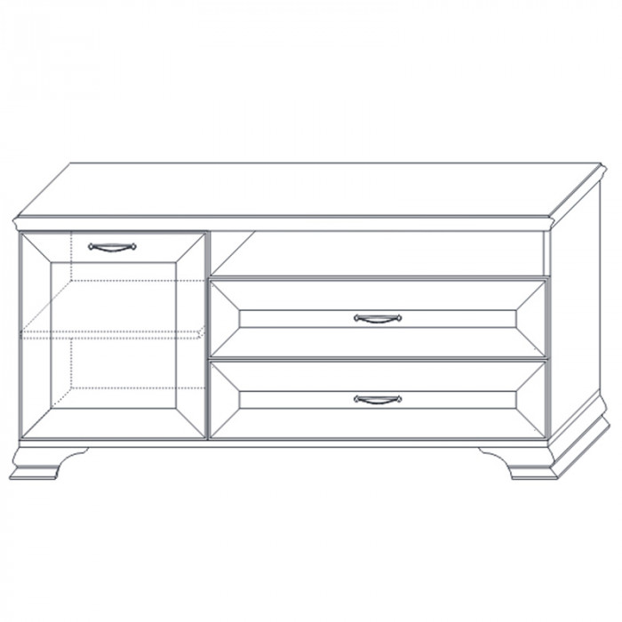 Тумба для аппаратуры 2 Сиена