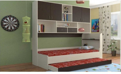 Дельта-21.03 Детская кровать с антресолью, Венге