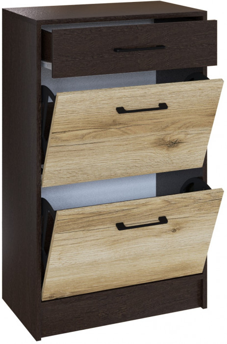 Обувница Денвер, Венге/Дуб делано