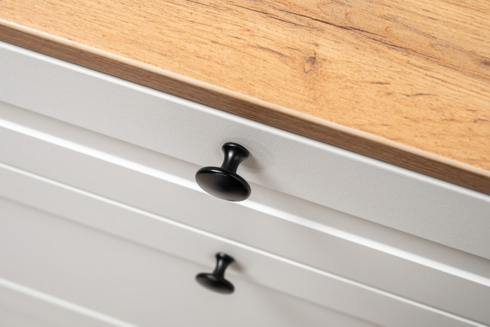 Остин Прихожая 10, белый шагрень/дуб крафт золотой