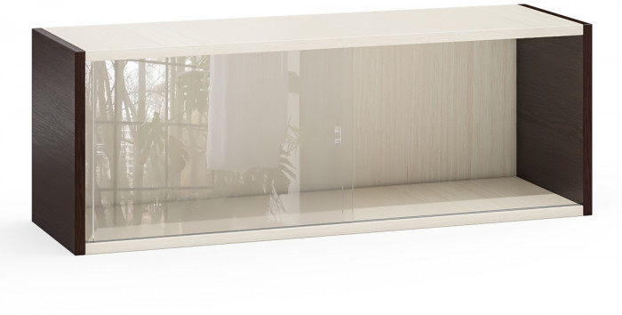 Полка книжная С-МД-КН01, венге/дуб