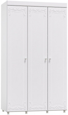 Шкаф 3-х дверный Италия ИТ-53 белое дерево