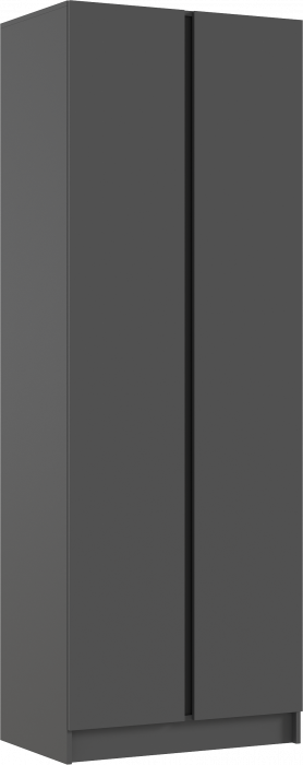 Келвин Шкаф 2-х створчатый (800) (Графит, Графит)
