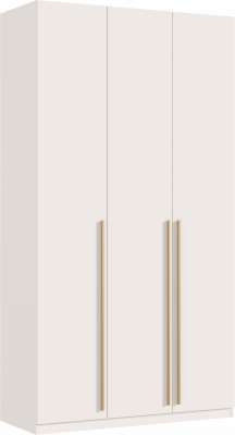 Ларго Шкаф 3-х створчатый 1200 (1 полка/3ящика), Кашемир