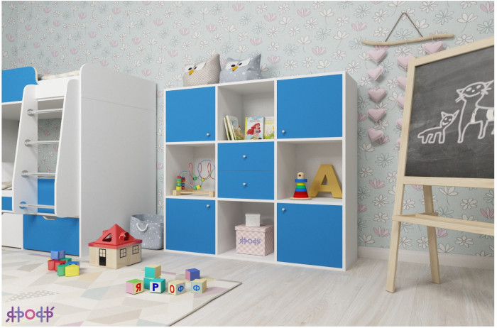 Стеллаж Джери (Ясень Анкор Темный/Венге)