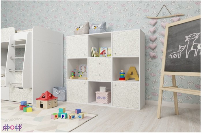 Стеллаж Джери (Ясень Анкор Темный/Венге)