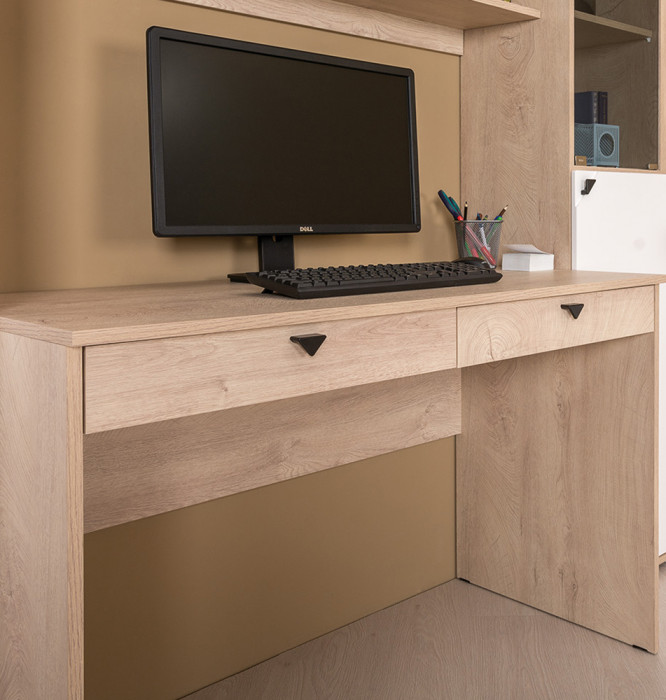 Бостон № 26, дуб эндгрейн элегантный/фасады МДФ милк рикамо софт