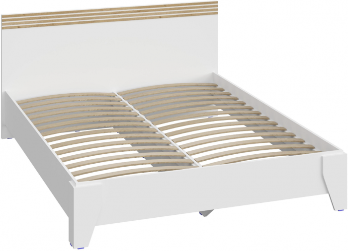 Модульная спальня Нао, набор №1, Белый/Профиль МДФ Дуб вотан