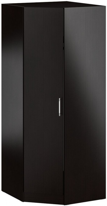 Кровать 1600 + Шкаф угловой Стандарт, цвет венге, ШхГхВ 163,5х203,5х70 + 81,2х81,2х200см., сп.м. 1600х2000 мм., без матраса, основание есть