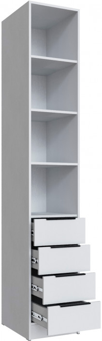 Шкаф Мадрид (0,4) с 4 ящ., Белый