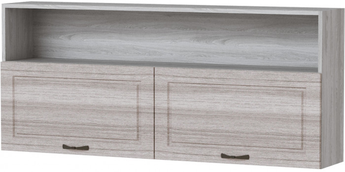 Шкаф навесной Апполия, Ясень анкор светлый/Сандал белый