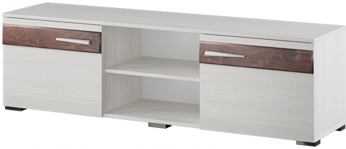 Гостиная Акита Тумба ТВ ясень анкор светлый/дуб бомонд какао