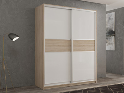 Шкаф-купе Кааппи 11 Сонома Светлый 140х60х230 см