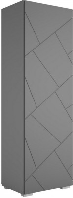 ГРАНЖ Шкаф ШК-001 (Серый шифер / Графит софт)