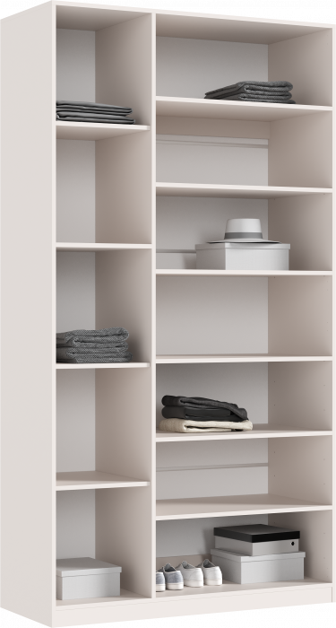 Ларго Шкаф 3-х створчатый 1200 (5 полок), Кашемир