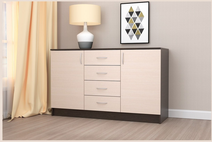 Модульная спальня Кэт-7 (композиция 7) (Венге / Белфорт)