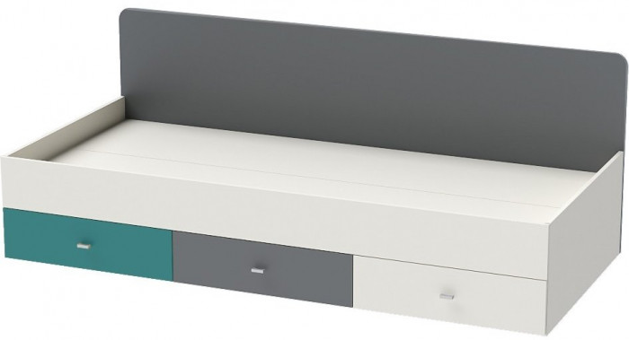 Модульная детская Клео набор 1 (Графит/Миндаль/Океан)