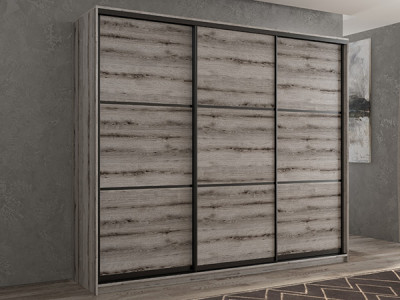 Шкаф-купе Кааппи 4 Эвок Окаменелый 220х60х230 см