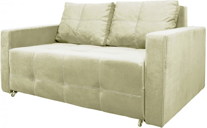 Диван аккордеон Марс велюр бежевый 140