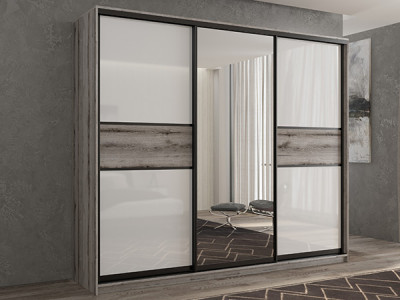 Шкаф-купе Кааппи 10 Эвок Окаменелый 220х60х230 см