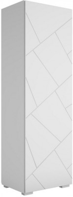 ГРАНЖ Шкаф ШК-001 (Белый (Шагрень) / Белый софт)
