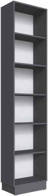 Шкаф Мадрид торцевой (0,25), Графит серый