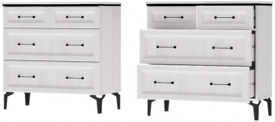 Шарм Комод К-1 Ясень Анкор Светлый/Рамка