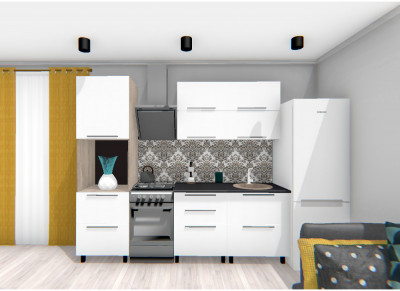 Кухня Этна 2.0 м. Комплект 1, софт вайт