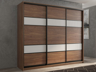 Шкаф-купе Кааппи 8 Морское Дерево Винтаж 210х60х230 см