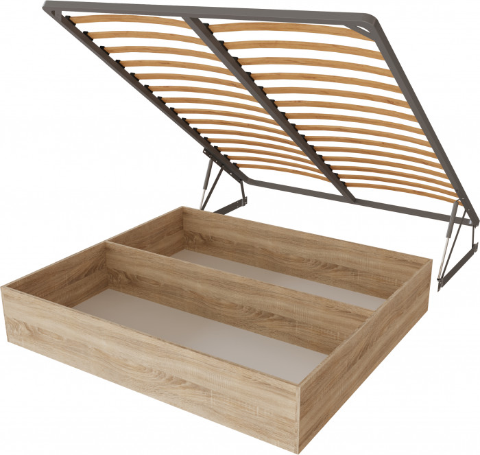 Кровать 1,6 с подъемным основанием Апполия, Кашемир/Сантьяго софт