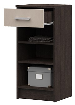 ТБ-201 Машенька ЛДСП тумба с ящ. (400*866*380) венге/дуб белфорт