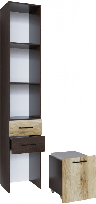 Модульная прихожая Денвер, набор 2, Венге/Дуб делано