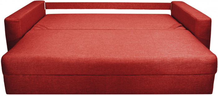Диван-кровать Ливерпуль, 160х195, раскладной, еврокнижка, велюр, красный